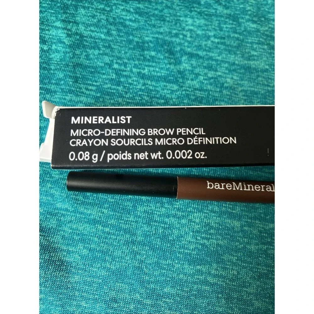 BareMinerals Mineralist Micro-Defining Brow Pencil - Coffee new in Box Brown